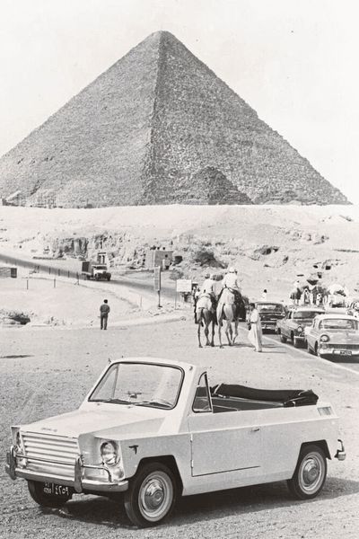 Das Ramses-Automobilwerk wurde 1958 in Kairo auf Befehl vom damaligen Staatspräsidenten Gamal Abdel Nasser gegründet. 1959 begann die Produktion mithilfe der deutschen NSU Motorenwerke, die 1973 endete. Die höchste Jahresproduktion soll 1964 mit 400 Fahrzeugen erfolgt sein. Bis 1965 entstanden gerade einmal etwa 1.700 Fahrzeuge. (Bild: Audi AG)