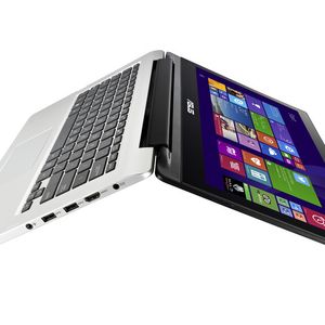 Das TP300 mit 13,3-Zoll-Display ist das kleinste unter den neuen Transformer-Book-Flip-Modellen von Asus.