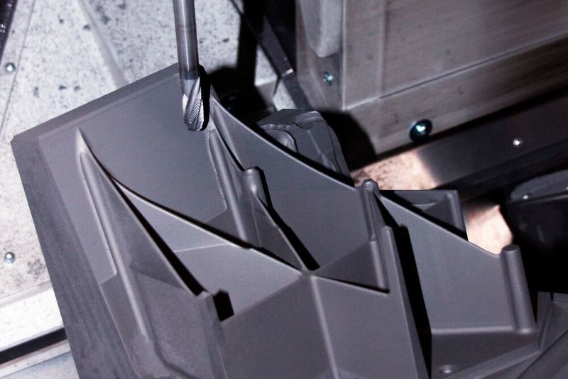 Unmanned 24/7 operation is made possible by the two Exeron HSC600/5 5-axis CNC milling centres that are equipped with an automatic electrode change system through integration in the PCam manufacturing cell.  (Hufschmied Zerspanungssysteme )