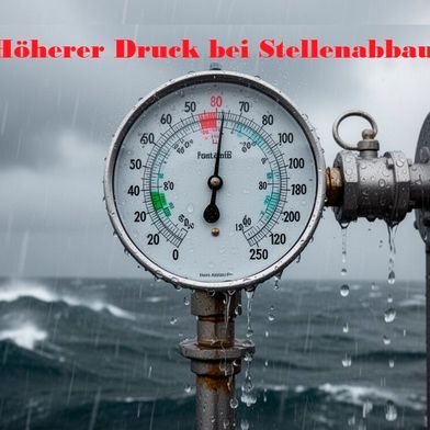Wie das Münchener Ifo-Institut analysiert hat, führen die Krisen in der Welt, die nicht enden scheinen zu wollen, jetzt stärker dazu, dass Unternehmen an Stellenstreichungen denken ... (Bild: KI-Bild-Erstellen)