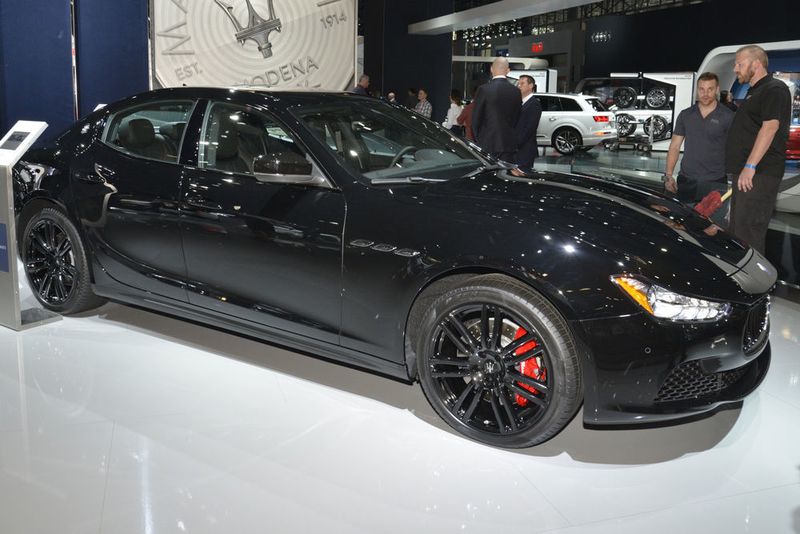 Dieser Maserati Ghibli trägt den Namenszusatz Nerissimo, was auf Deutsch so viel wie „besonders schwarz“ bedeutet. (Newspress)