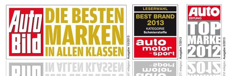 Satte drei erste Plätze: Liqui Moly bei den Leserwahlen von „Auto Motor und Sport“, „Auto Zeitung“ und „Auto Bild“. (Foto: Liqui Moly)