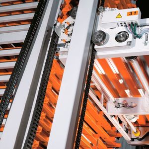Das automatisierte Turmlagersystem Ecostore von Kasto ist eine kompakte und standardisierte Lösung zur Lagerung von unterschiedlichen Blechformaten.