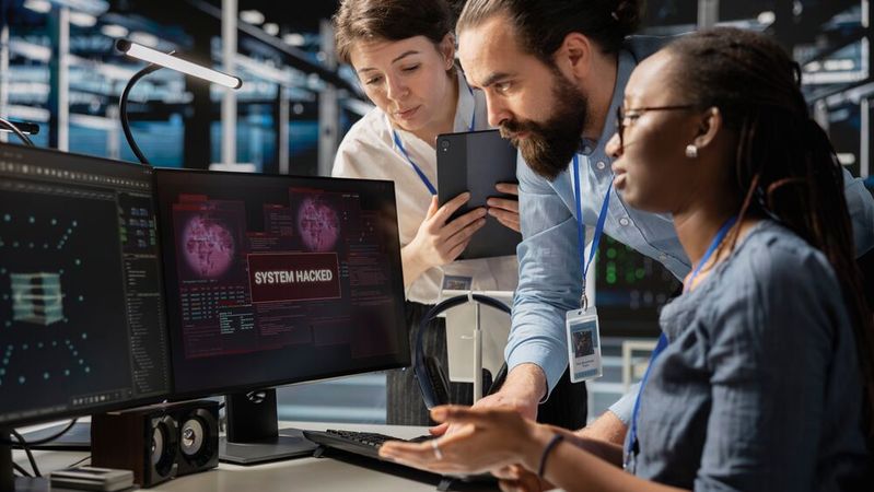 Laut einer aktuellen Studie hätten zwischen Januar und September 2025 Ransomware-Attacken auf Fertigungsunternehmen allein in Europa potenzielle Lohnkosten durch Produktionsstillstand von rund 3,8 Milliarden Euro verursacht.(Bild: ©  DC Studio - stock.adobe.com)