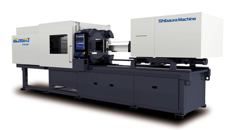 All-electric EC230SXⅢ horizontal injection moulding machine from Shibaura Machine’s EC-SXIII series (Source: Shibaura Machine LWB)