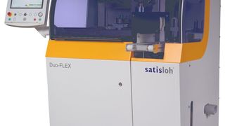 Die Poliermaschine Duo-Flex verleiht der Oberfläche von organischen Kunststoffbrillengläsern einen klaren Durchblick.  (Bild: Satisloh)