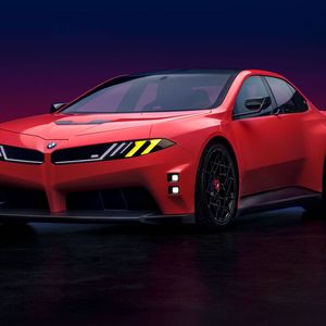 BMW M hat den sportlichen Ableger der Neuen Klasse vorgestellt, das M Concept Neue Klasse. (Bild: BMW)