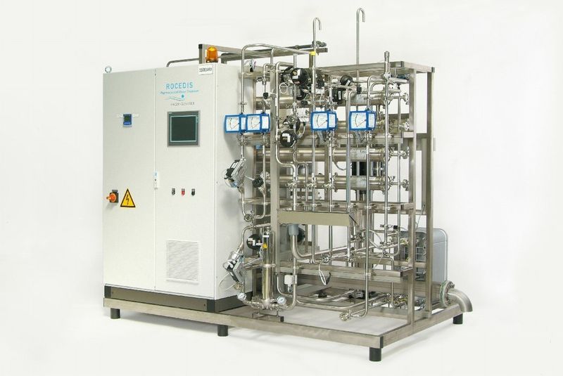 Kompaktanlage zur Direktversorgung mit Purified Water ohne Lager- und Verteilsystem. (Bild: Hager + Elsässer)