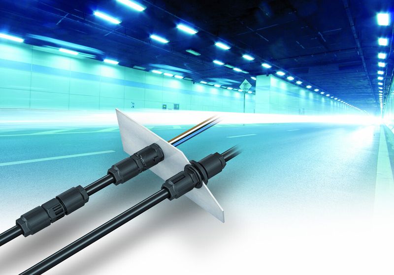 Bild 1: Auch in rauer Umgebung bringt das Installationssystem Licht ins Dunkel. (Bild: Phoenix Contact)