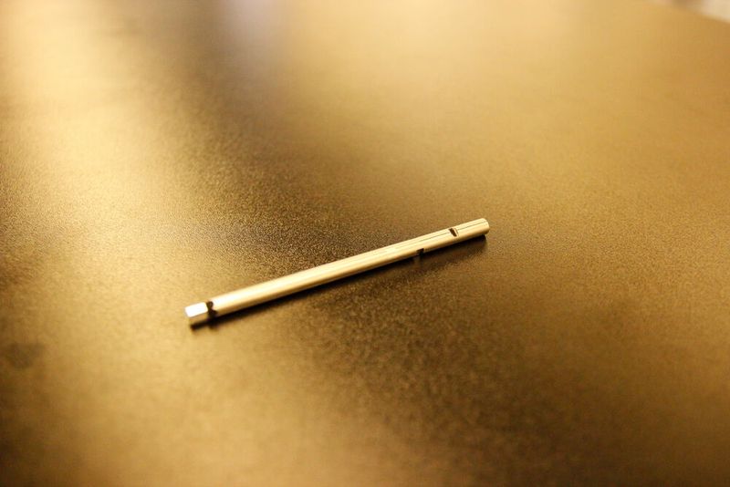 Der gefräste Metallstab (Bild: Breunig – VCG)