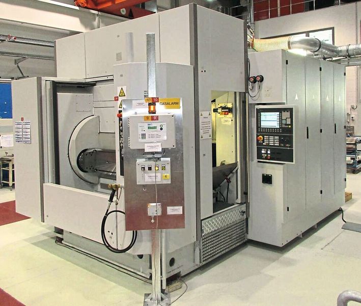 Eine Prototypenanlagen zur kryogenen Zerspanung mit CO2 im Spanungslabor in Zwickau beim FTZ e. V.. (FTZ e. V.)