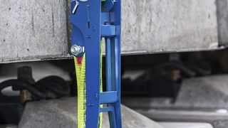 Die Zugratsche Ergomaster erreicht eine Vorspannkraft von 720 daN. (Bild: Spanset)