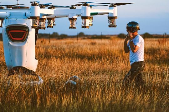 Vieles an der Personen-Drohne besteht aus CFK. Die Elemente aus dem 3D-Drucker sind aus Titan gefertigt.(Bild:  Lift Aircraft)