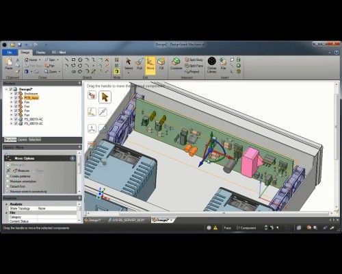 Designspark Mechanical Version 2.0: Die kostenfreie 3D-Modellierungs-Software in Aktion (Bild: RS Components)