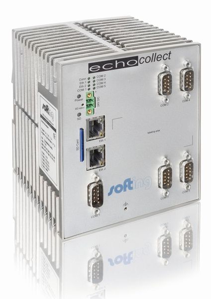 Echocollect bietet umfassende Möglichkeiten zur Datensammlung über serielle- und Ethernet-Schnittstellen. (Softing Industrial Automation)