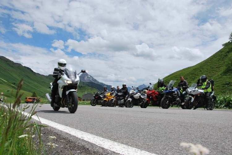 Hochtannbergpass: Die Gruppe 