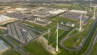 Das BMW-Werk Leipzig aus der Luft. (Bild: Christoph Busse)