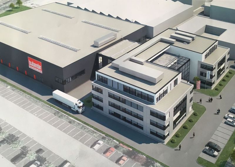 Brabender Technologie will im April 2017 ein neues Gebäude beziehen. Es wird Verwaltung, Technikum und Produktion beherbergen.  (Bild: Brabender)
