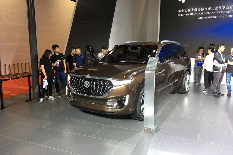 Neu in Shanghai ist zudem das siebensitzige SUV K750. (SP-X)