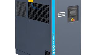 Der neue GA 5 VSD+ besitzt einen drehzahlgeregelten Permanentmagnetmotor. (Bild: Atlas Copco)