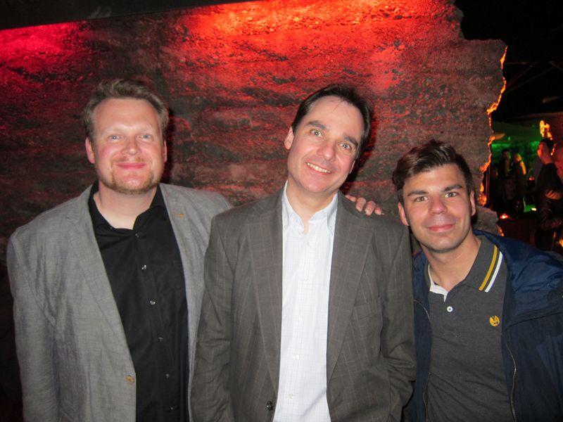 (v. l.) Frank Castrop, Michael Goltz und Christoph Zimmermann, OKI   (Bild: IT-BUSINESS)