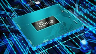 Mit ihren bis zu 16 Kernen (8 P-Cores und 8 E-Cores), maximal 128 GB DDR5-Speicher und PCIe Gen5 sind die Alder-Lake-HX-Prozessoren  Ableger der Alder-Lake-Desktop-CPUs mit 55 Watt Base Power. (Intel)