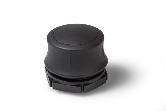 Der 3D-Joystick Space-Mouse Module von Megatron ist jetzt auch mit CANopen-Schnittstelle erhältlich.(Bild:  Megatron)