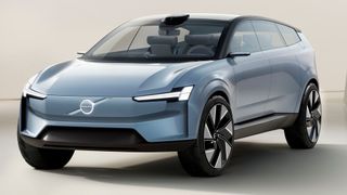 Auch beim Volvo Concept Recharge ist der Lidar auf dem Fahrzeug platziert. (Bild: Volvo)