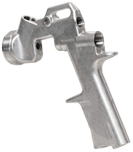 Bild 4: Die Sprühpistole aus Aluminium-Druckguss wird in einer Aufspannung komplett bearbeitet. (Archiv: Vogel Business Media)