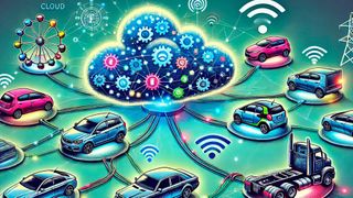 What happens to a vehicle that needs a constant connection to the manufacturer's servers and doesn't have it? (Image:Dall-E / AI-generated)