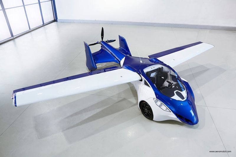 ... ein Flugzeug. 2020 soll das Aeromobil in Serie gehen. (Bild: Aeromobil)