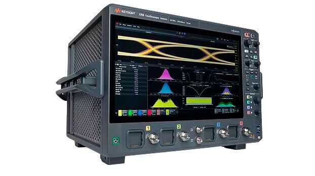 The Infiniium XR804KA real-time oscilloscope delivers faster response time, improved stability, and streamlined workflows for high-speed digital and compliance testing.(Source:  Keysight)