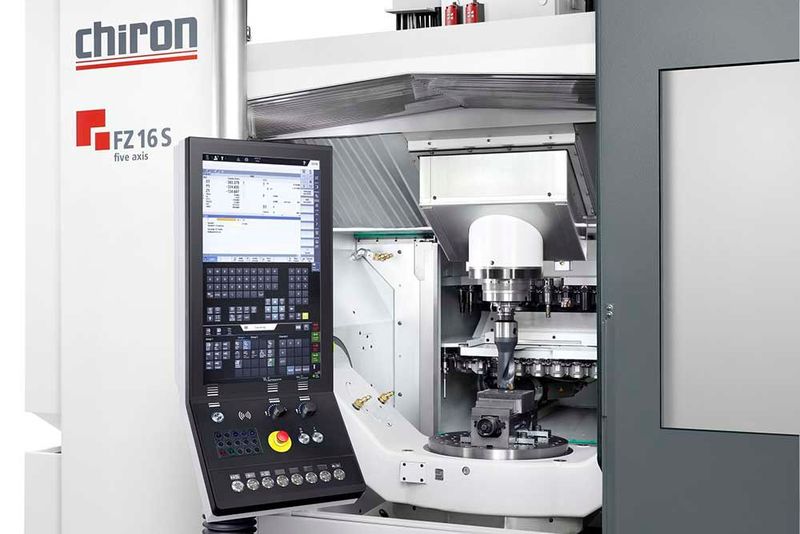 Die FZ16 S five axis überzeugt bei Dynamik und Steifigkeit und stellt damit eine hohe Produktivität sicher.  (Chiron)