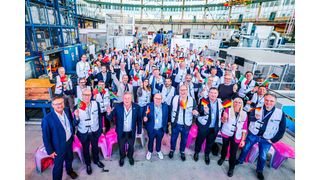 Mehr als 120 Vertreter von Werkzeugbauverbänden und Branchenunternehmen aus 18 Ländern waren auf Einladung der International Special Tooling and Machining Association ISTMA ins Fraunhofer-Institut für Produktionsanlagen und Konstruktionstechnik IPK gefolgt. (Bild: wortundform/Fabian Diehr)