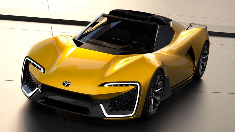 Ein Modellname für den gezeigten E-Sportwagen wurde im Rahmen der Präsentation nicht genannt. (Bild:  Toyota)