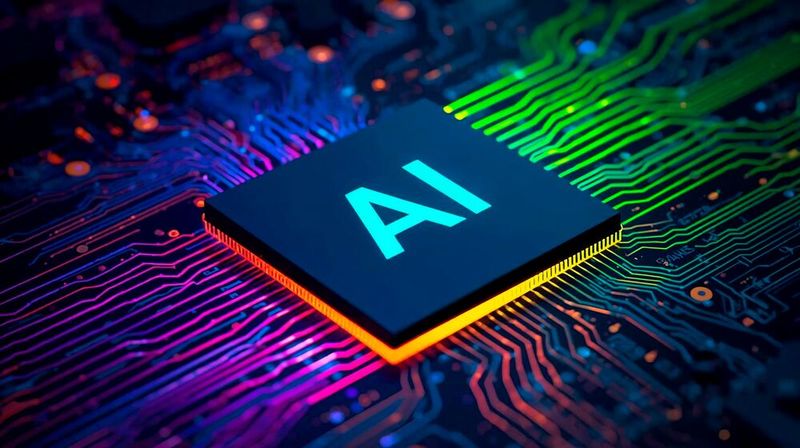 Microsoft hat einen neuen KI-Chip, „Maia 200“, vorgestellt. Der Spezialchip soll KI-Anwendungen schneller und günstiger machen. (Bild:  Canva / KI-generiert)