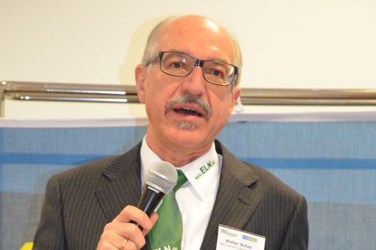 Walter Schiel, Geschäftsführer der S&S Internetsysteme GmbH, begrüßte die Teilnehmer der ELN-Händlertagung. (Foto: Scheid)