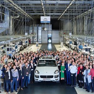 738.503 Porsche Cayenne wurden in Leipzig montiert. Seit 2017 wird das SUV komplett in Bratislava gefertigt.(Bild:  Porsche)