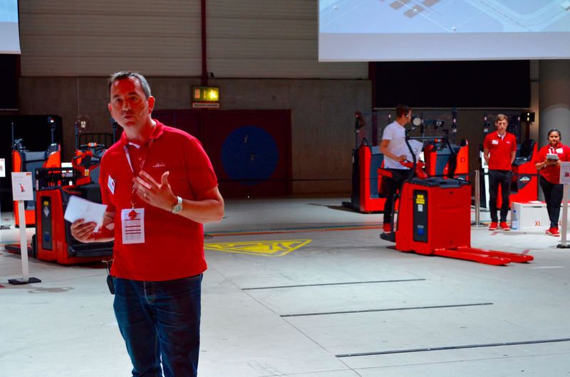 Impressionen von der World of Material Handling am 11. Juni 2018 in Mannheim. Gastgeber waren Linde und Dematic. (Sergio Caré-Lucas)