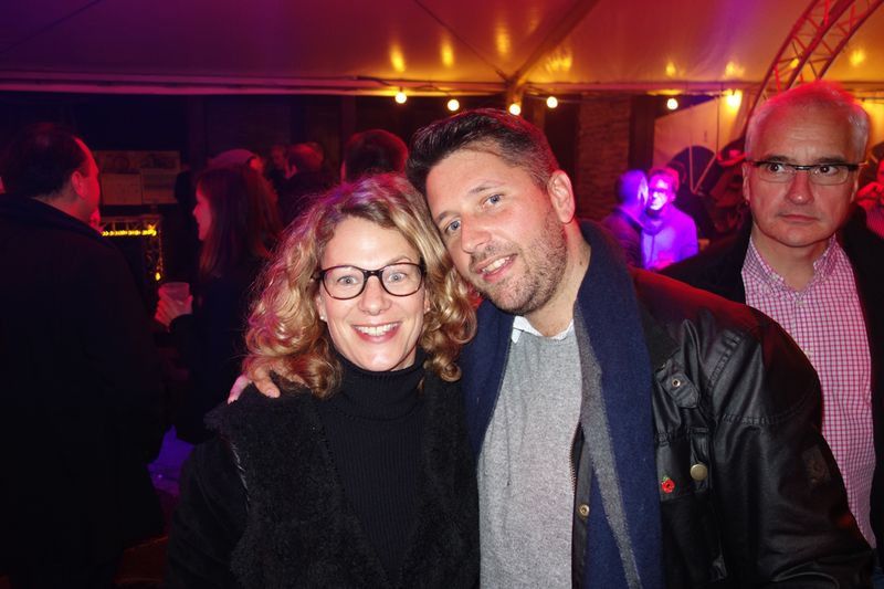 Barbara Meister und ihr englischer Kollege Andy Rayment, Seagate ()