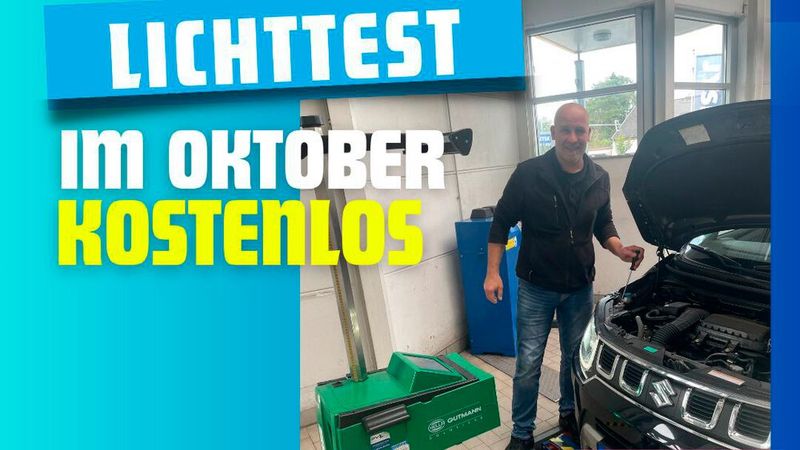 Die Kfz-Innung Mettmann in NRW wirbt mit Ingo Stoschek, Werkstattleitung bei Autoland bei Karl Altmann, auf Social Media für den Lich-Test der Innungsbetriebe. (Bild: Kfz-Innung Mettmann)