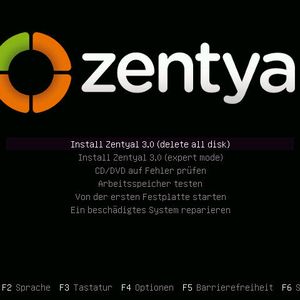 Abbildung 1: Zentyal ist eine der Linux-Alternativen zum SBS-Server von Micrososft und lässt sich schnell und einfach über einen Assistenten installieren.