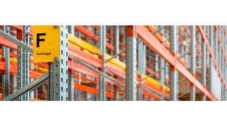 Die stationären Palettenregale Meta Multipal im neuen Zentralmagazin von Wiener Netze sind ausgelegt für den möglichen Katastrophenfall. (Robert Syrovatka)