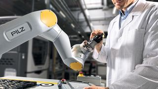 Die neuen Pilz Service Robotik Module lassen sich nach dem Plug-and-Work-Prinzip einfach verbinden und sofort nutzen. (Pilz GmbH & Co. KG)