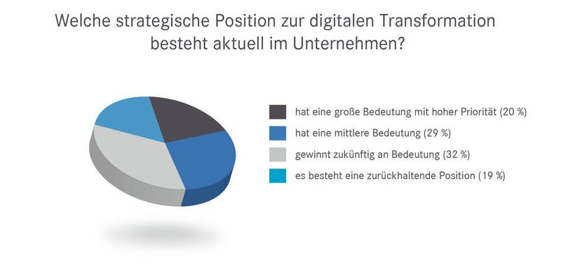 Welche strategische Position zur digitalen Transformation besteht aktuell im Unternehmen? (Digital Intelligence Institute)