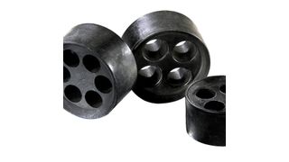 Diverse Mehrfachdichtungs-Muster für Rundkabel. (Bild: Wiska)