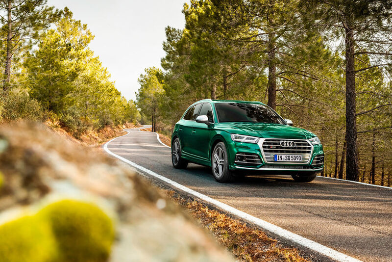 Den Durchschnittsverbrauch des SUVs gibt Audi mit Werten zwischen 6,6 und 6,8 Litern an. (Audi)