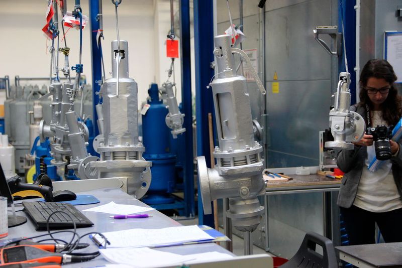 Werksführung bei der Leser GmbH & Co. KG in Hohenwestedt im Rahmen der Nortec-Pressetour. (Bild: Horn)