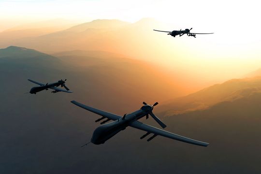 Electric UAVs offer the advantages of efficiency, reliability, reduced noise and thermal signatures, and precise control.(Source:  ©boscorelli - stock.adobe.com)