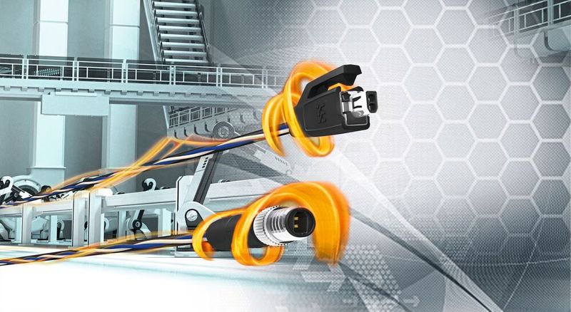 Single Pair Ethernet is a network infrastructure for the Industrial IoT. (Image:Weidmüller)
